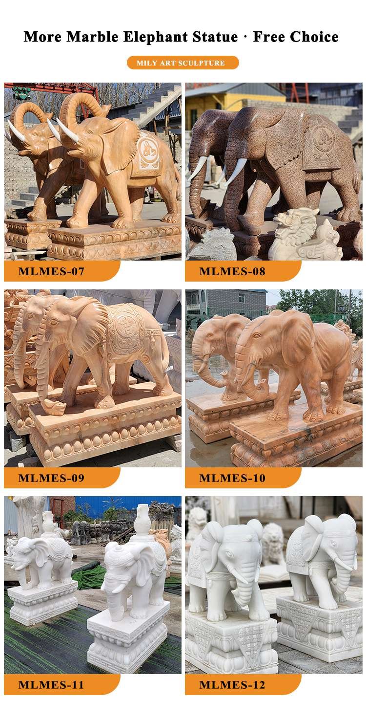 large outdoor elephant statues-Mily Statue