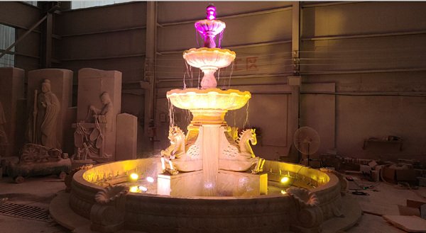 marble fountain advantage-Installation Test7