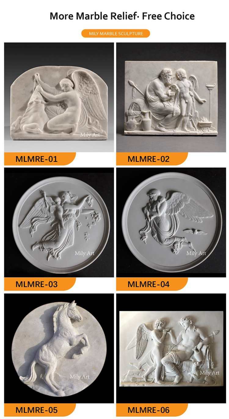 3d hand carving marble greek achilles and priam relief art wall decor wholesale 3.1