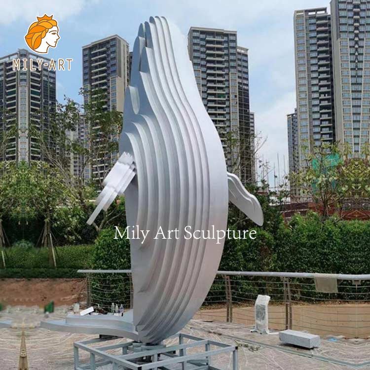 6.mirror stainless steel sculpture mily sculpture