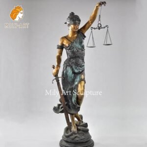 life size bronze lady justice statue outdoor greek art replica factory supplier 2