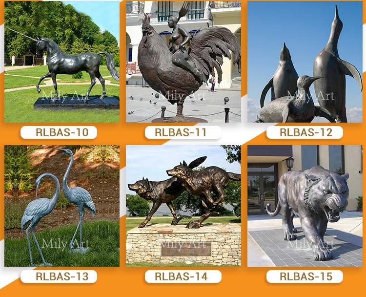 life size outdoor bronze tiger statue park decoration factory supplier product 2