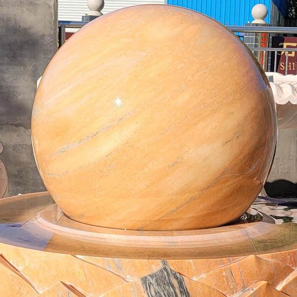 marble ball fountain detail3