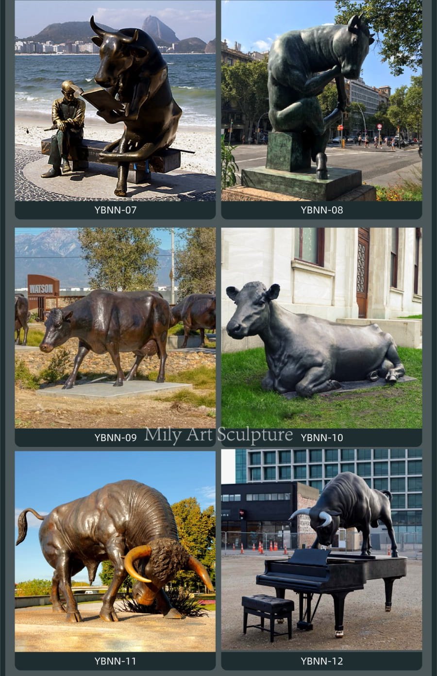 large bronze wall street bull sculpture street landmark decoration mlbs 011