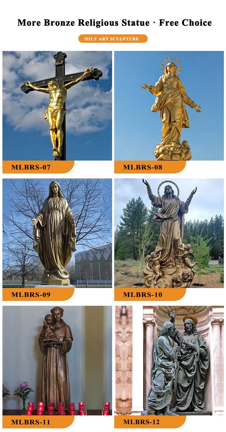 more bronze religoius statues for sale-Mily Statue