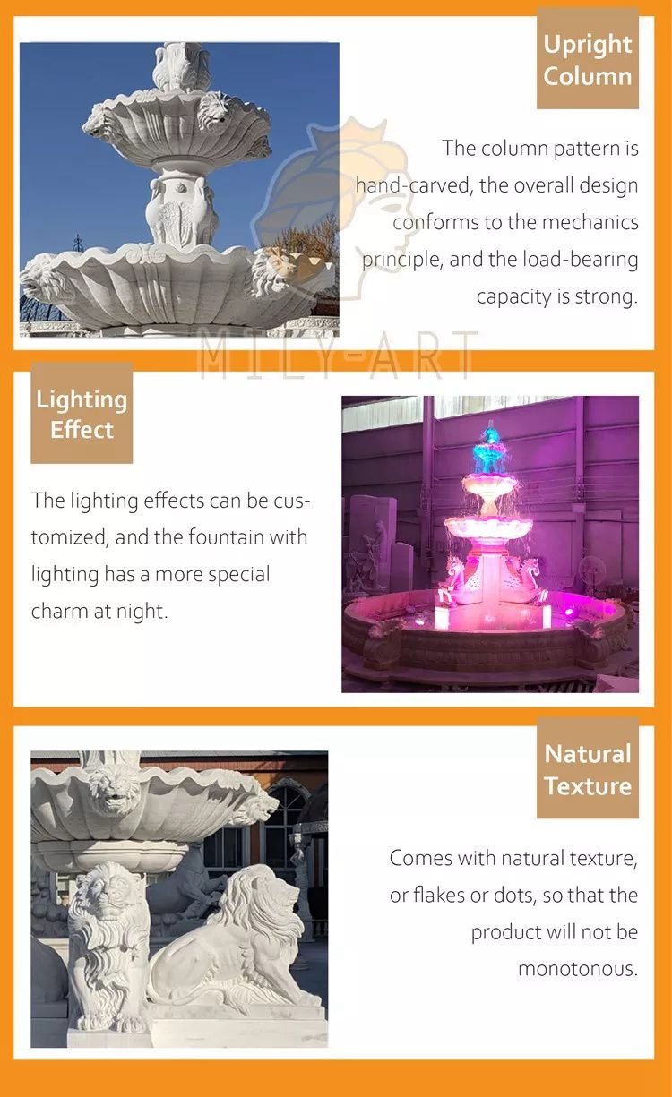 1.1.2large marble fountain mily sculpture