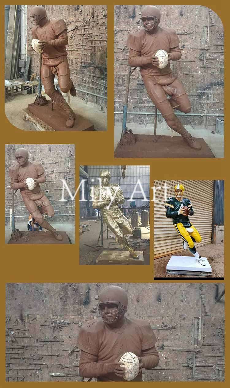 1.2clay molds making of sports sculptures mily sculpture