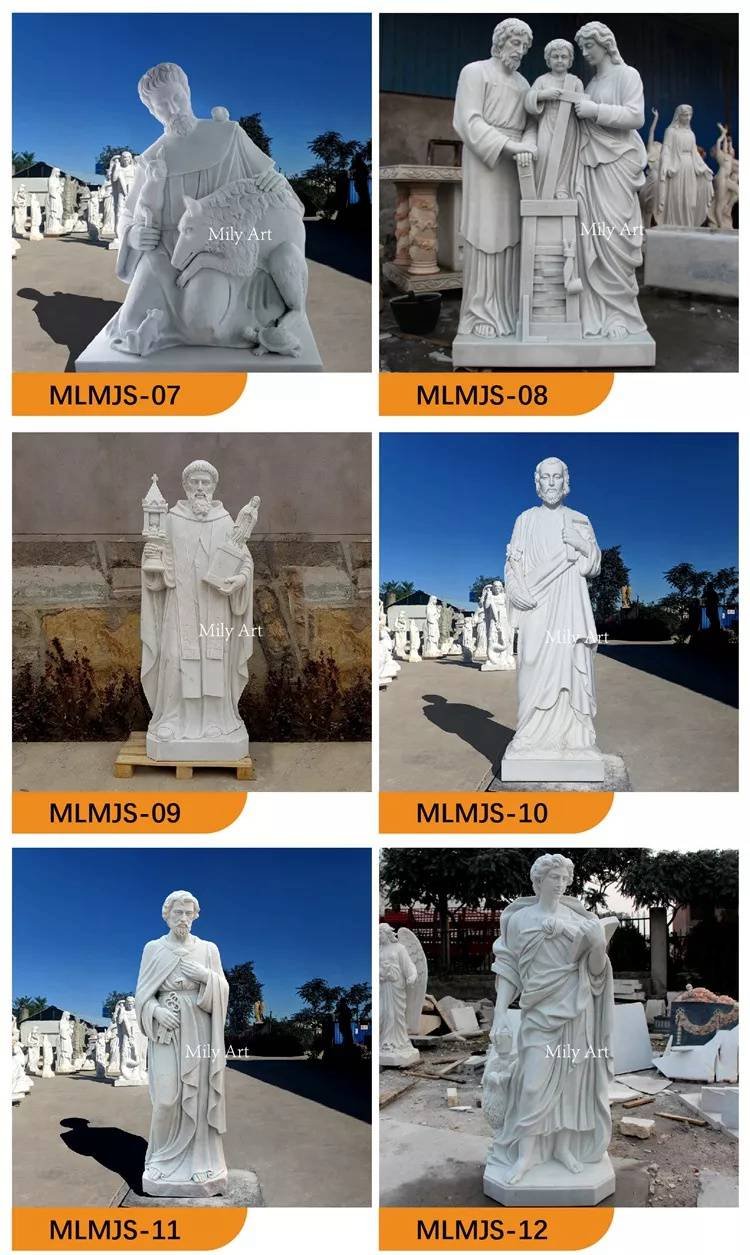 2.2st. michael archangel marble statue mily sculpture