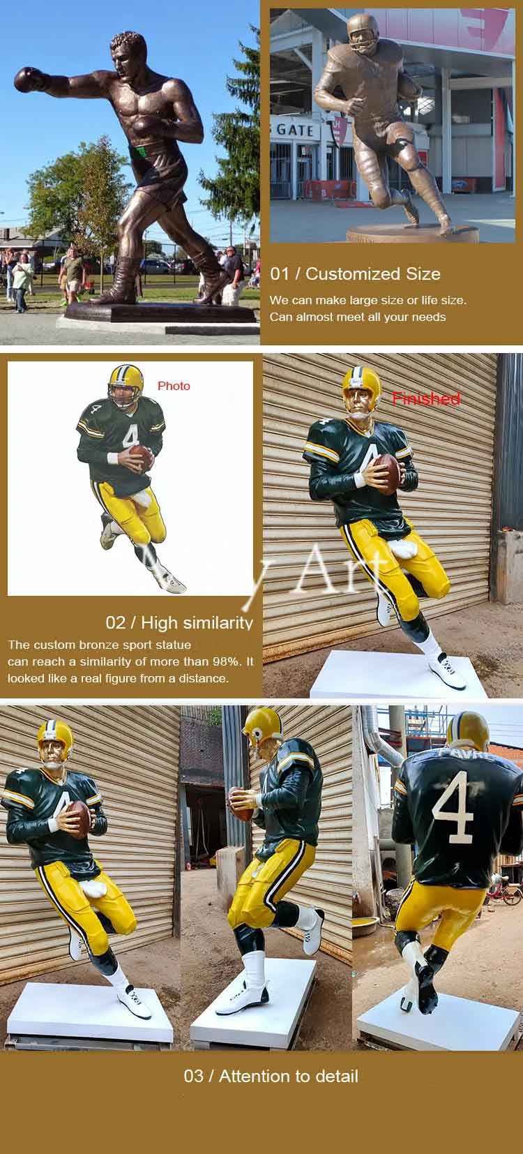 3.1custom made sports sculptures mily sculpture