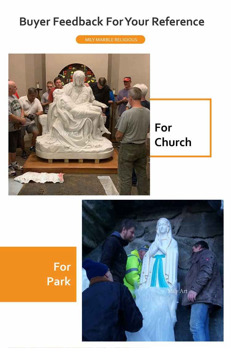 3.1feedback of sacred heart of mary statue mily sculpture