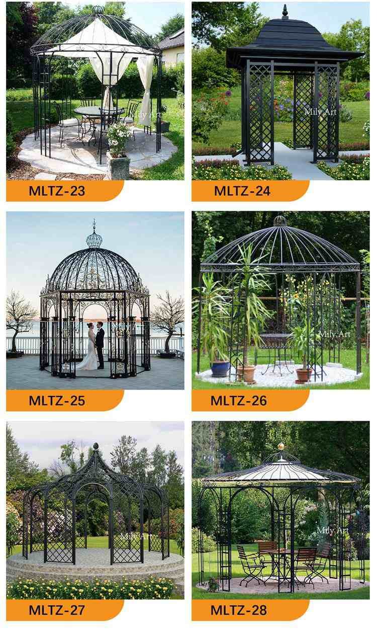 3.5 other types of iron gazebo for sale mily sculpture