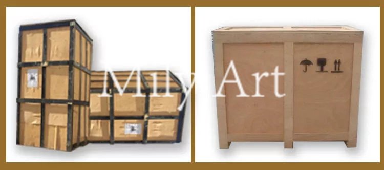 4.1packaging of bronze sports statues mily sculpture
