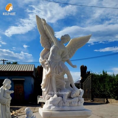 famous st. michael sculpture mily sculpture