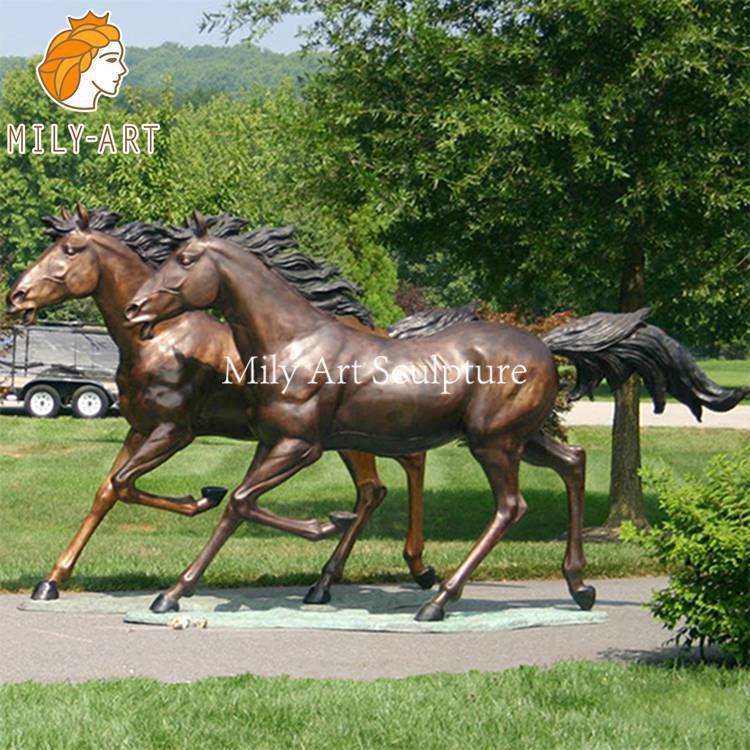 life size bronze horse statue mily sculpture