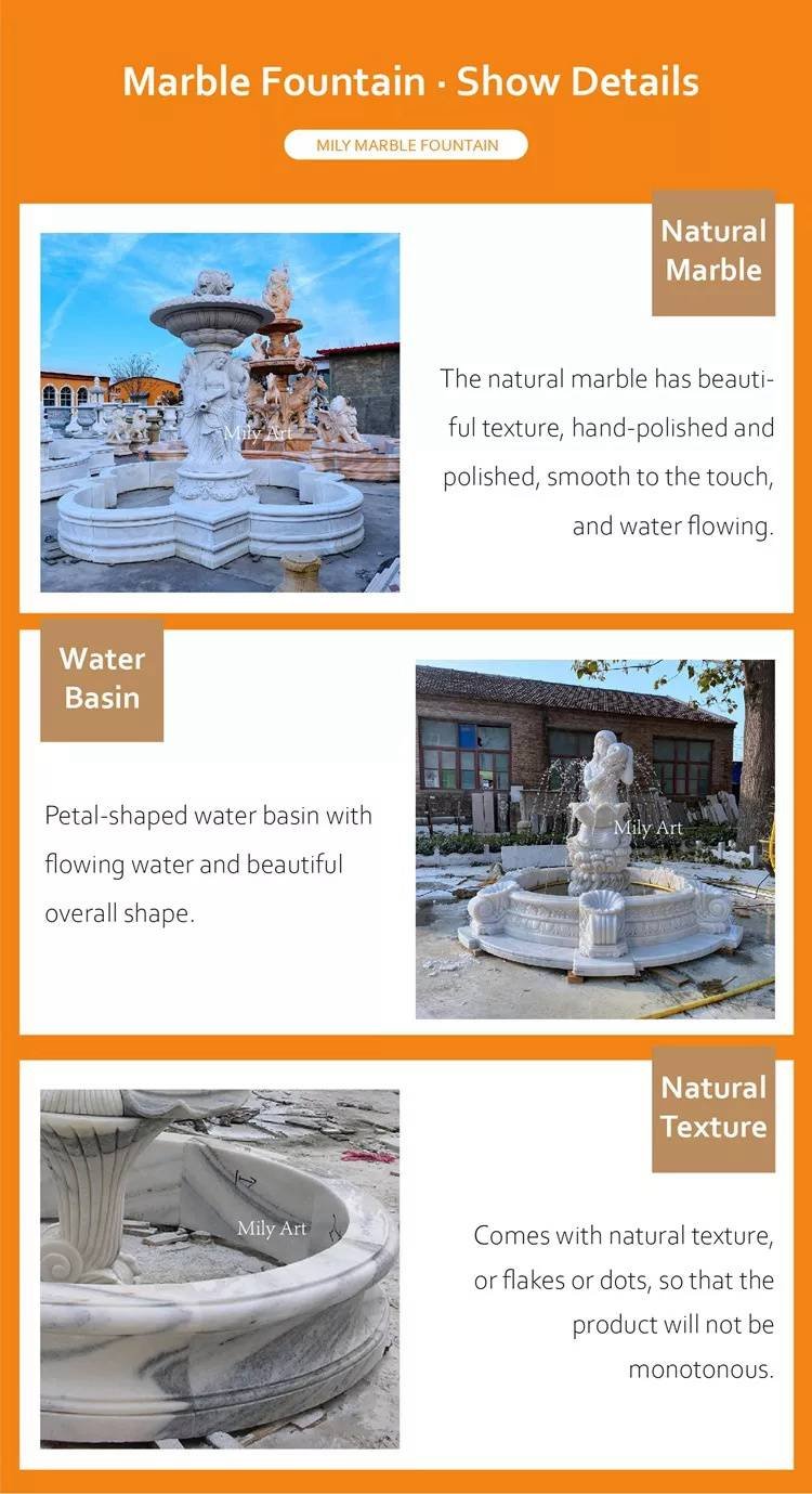 1.2woman statue water fountain mily sculpture