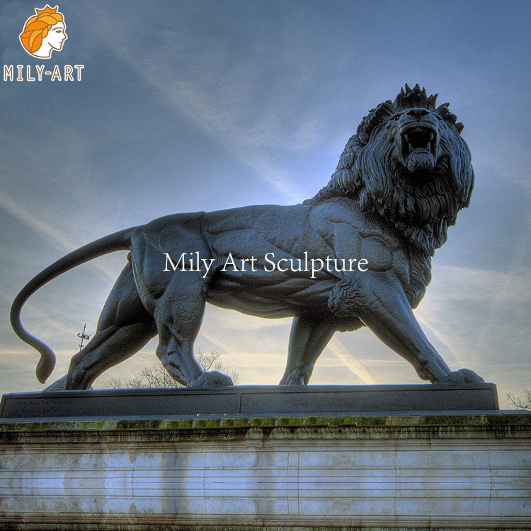 1.bronze lion statue for sale mily sculpture