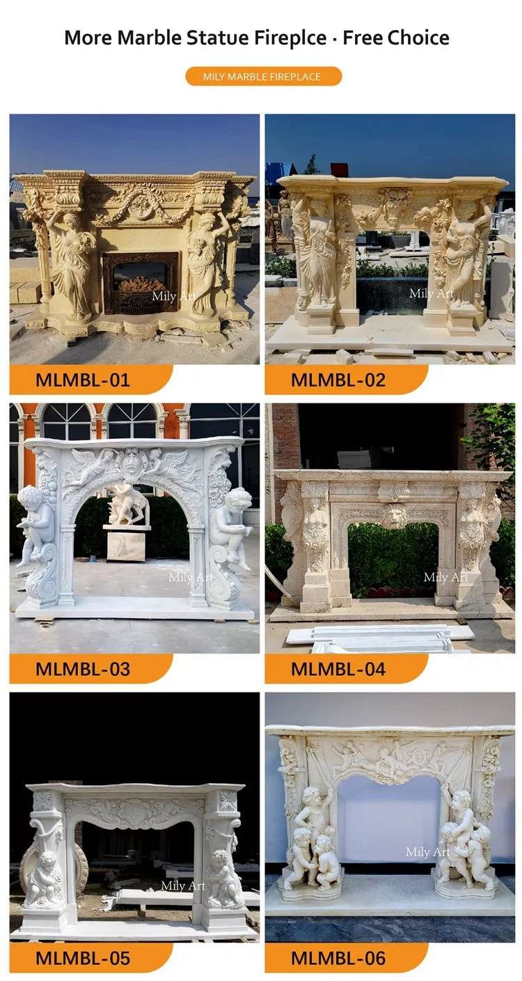 2.1ornate marble fireplaces mily sculpture