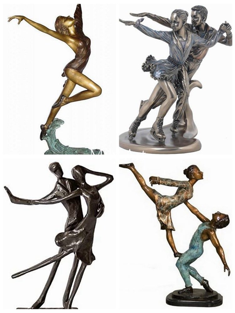 2.2.bronze dancing couple mily sculpture