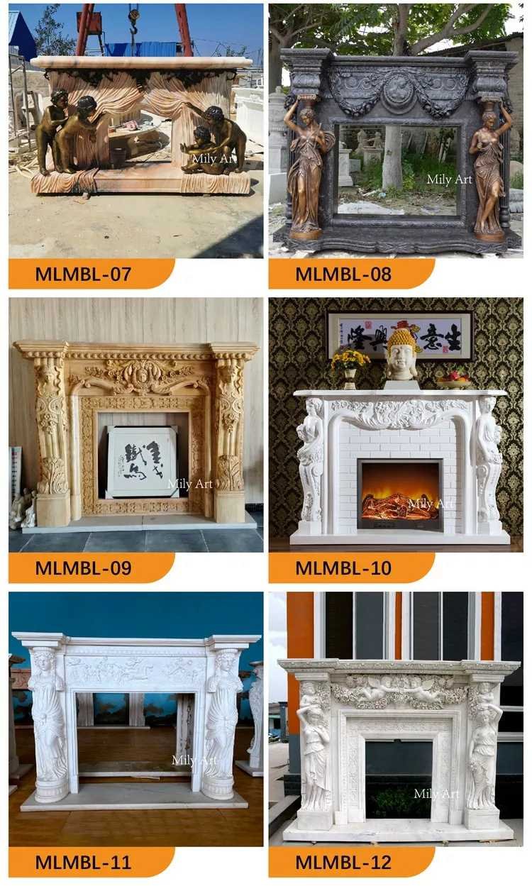 2.2ornate marble fireplaces mily sculpture