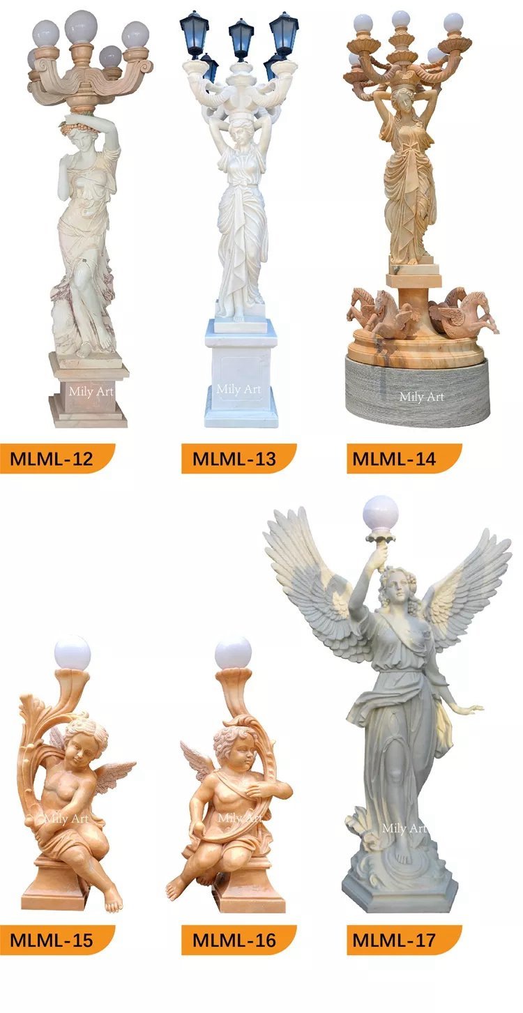 2.3.lady lamp statue mily sculpture