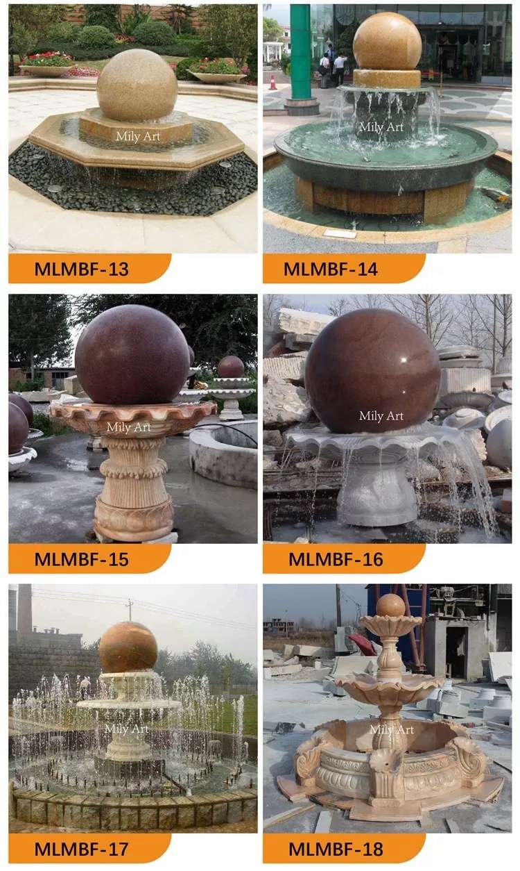 2.3.other types of rolling ball fountain mily sculpture