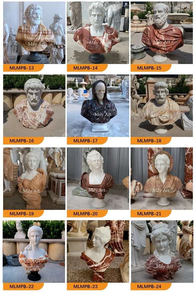 2.3more types of marble bust sculpture mily sculpture