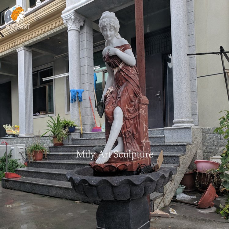 6woman statue water fountain mily sculpture