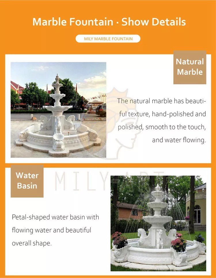 1.2.details of horse water fountain for sale mily art sculpture