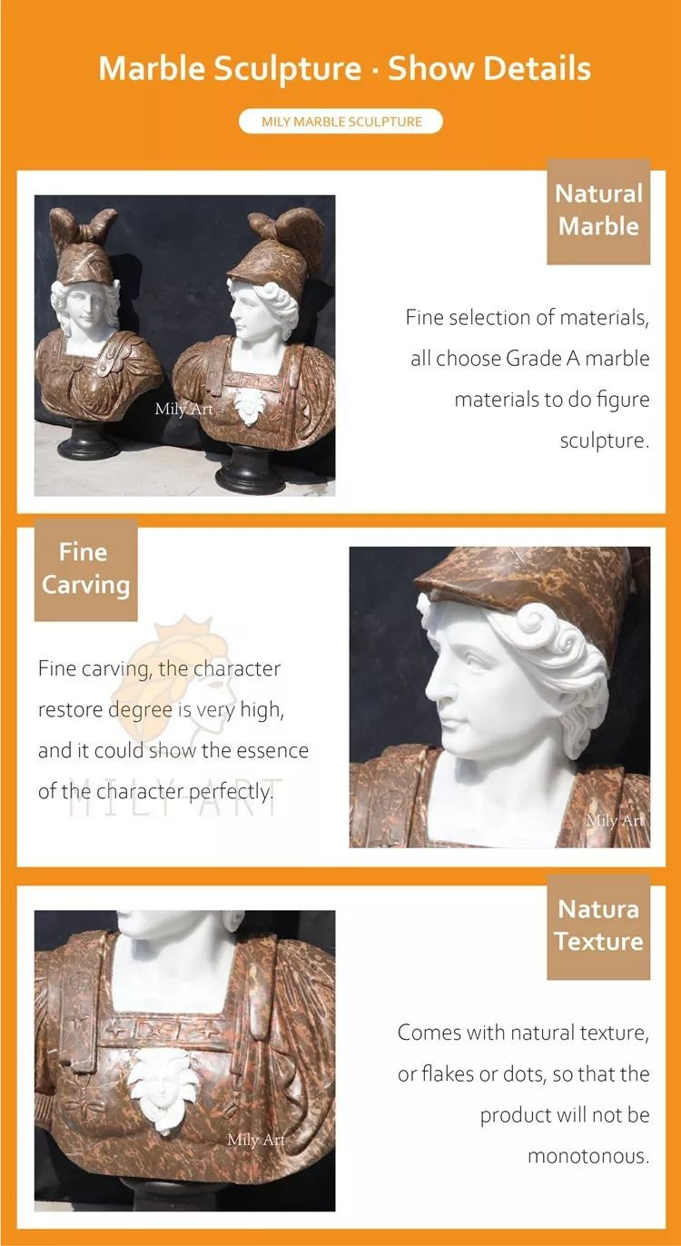 1.2.details of marble bust of a woman mily sculpture