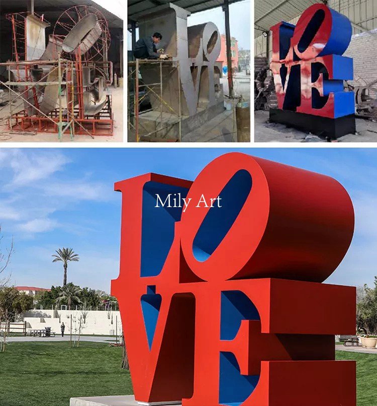 1.2.letter sculpture mily sculpture