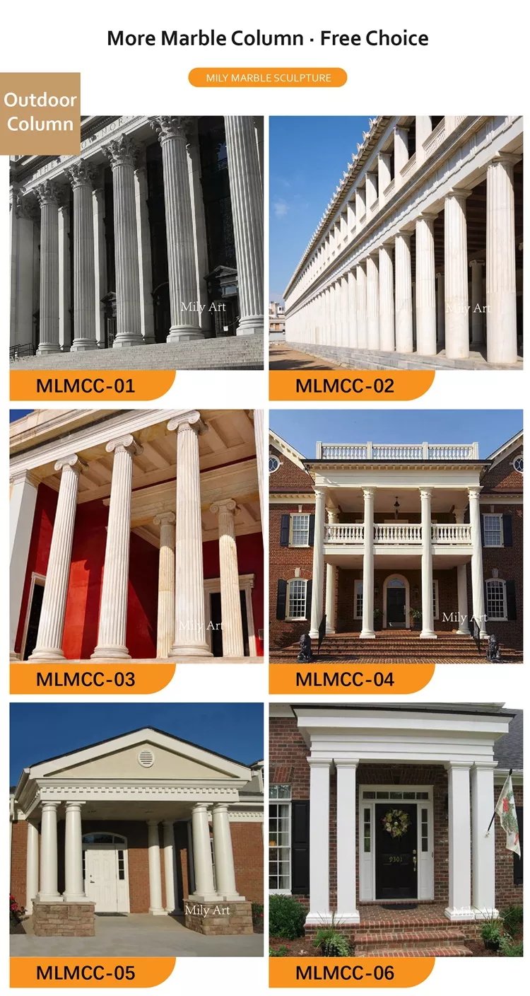 2.1.marble pillar design mily sculpture