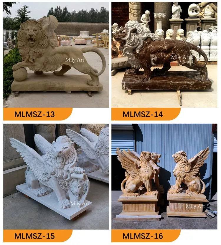 2.3.marble animal statues mily sculpture