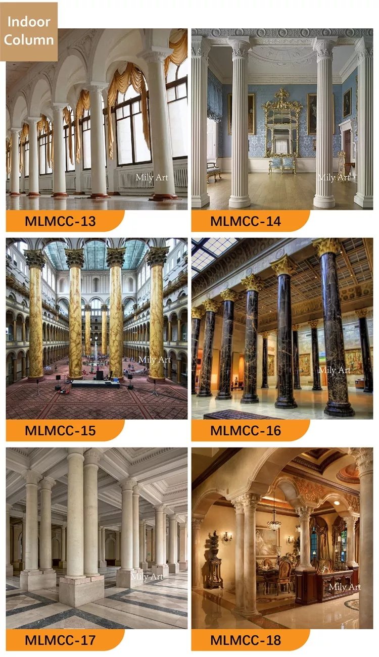 2.3.marble pillar design mily sculpture