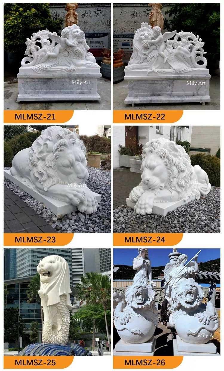 2.4.lion statue for home mily sculpture