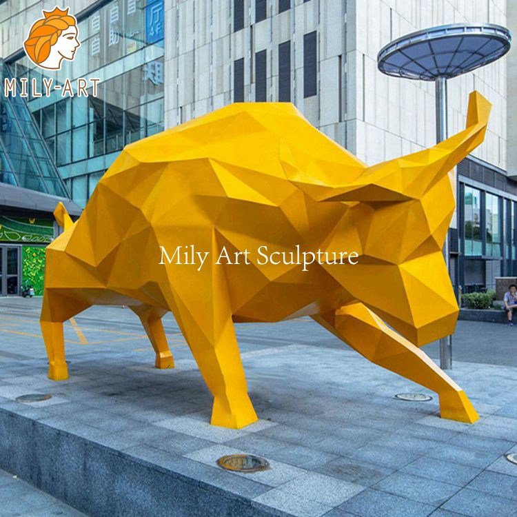 2.metal animal sculptures mily sculpture