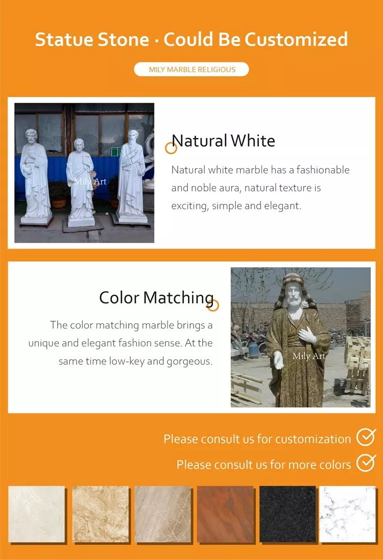 3.2.custom made marble religious statues mily art sculpture