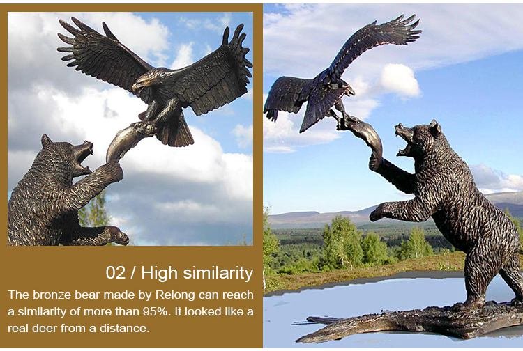 3.2custom made bronze animal statues for sale mily sculpture