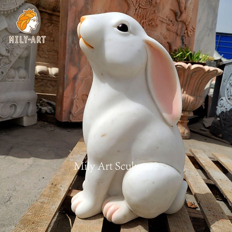Hand Carving Marble Rabbit Statue Garden Decor for Sale MLMS-131 -  Milystatue