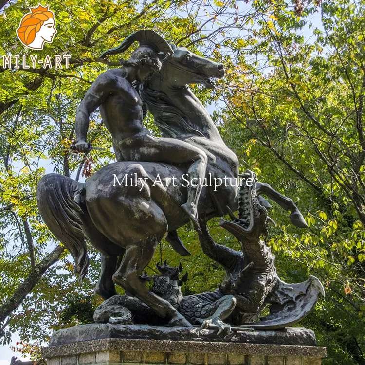 5.bronze horse statue mily sculpture