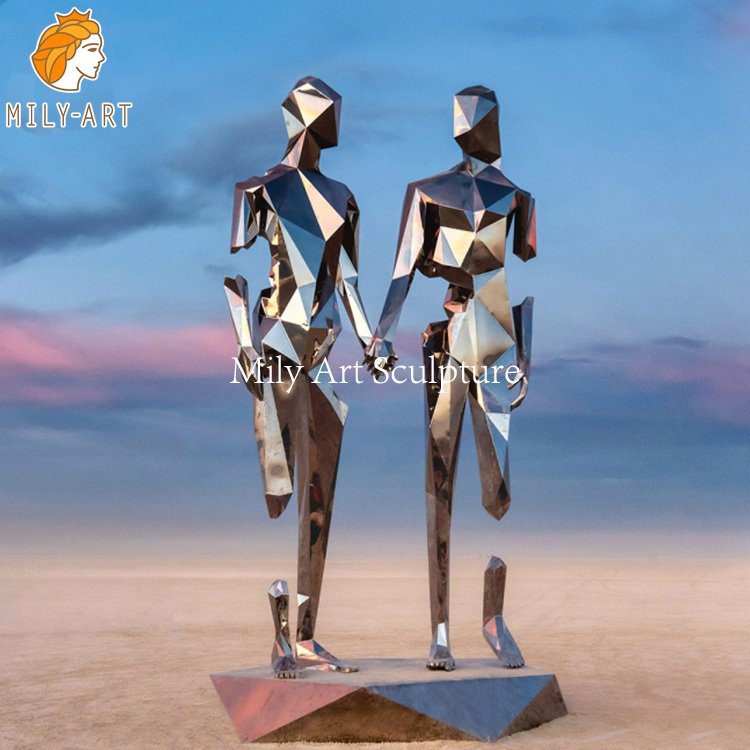 5.large abstract metal sculpture mily sculpture