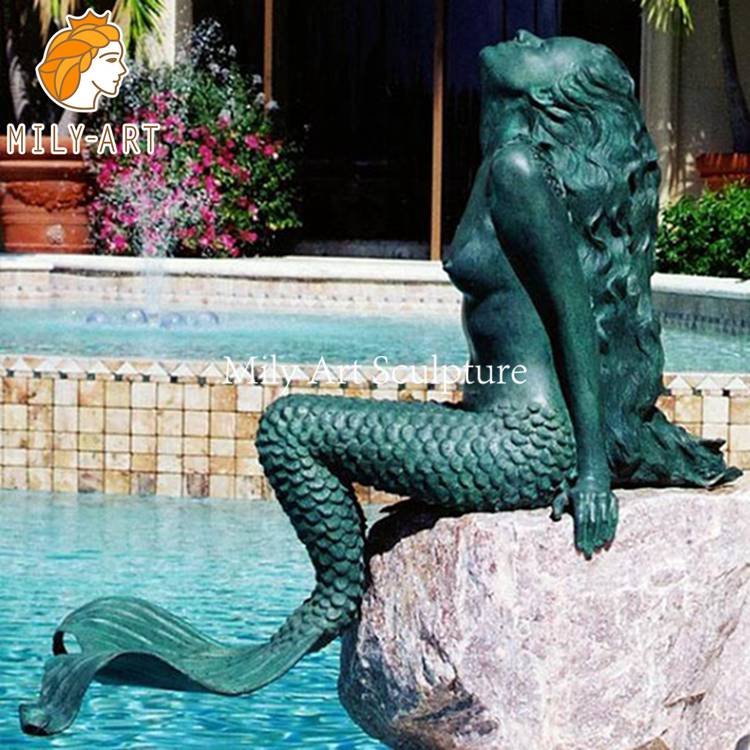 5.mermaid statue decor mily sculpture