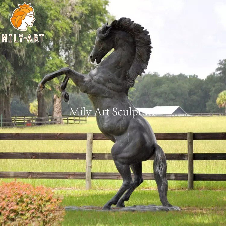 6.bronze horse statue mily sculpture