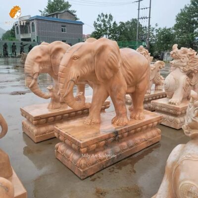 large marble elephant statue mily sculpture