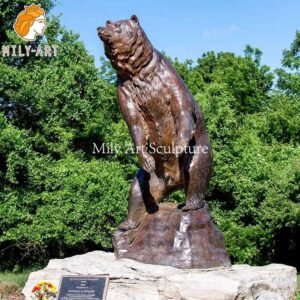 life size bronze bear statue mily sculpture