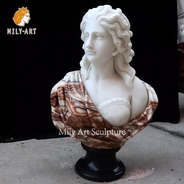 marble bust of a woman mily sculpture