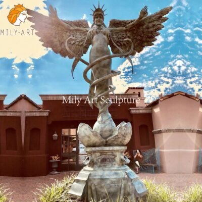 modern angel statue mily sculpture