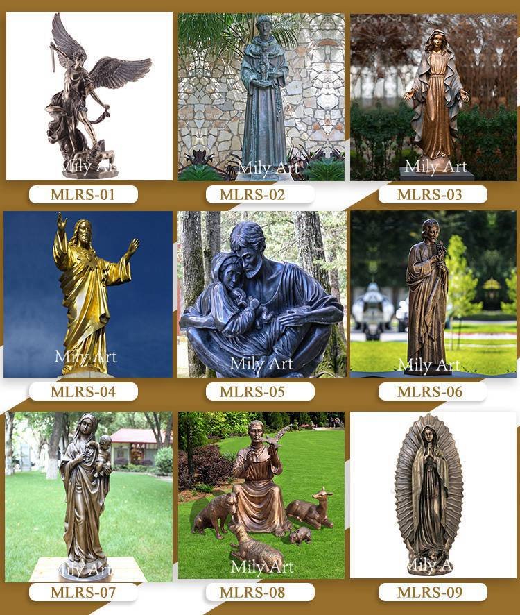 2.1.bronze religious statues mily sculpture