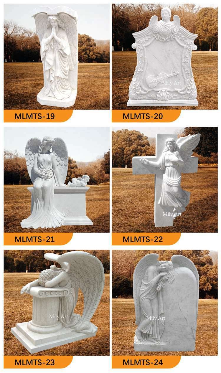2.3.angel headstones designs mily sculpture