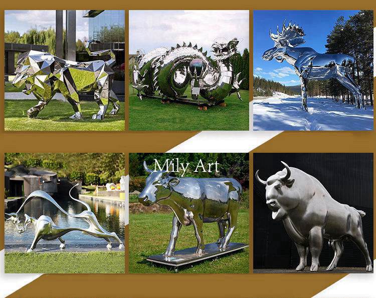3.1.custom made metal animal sculptures mily sculpture