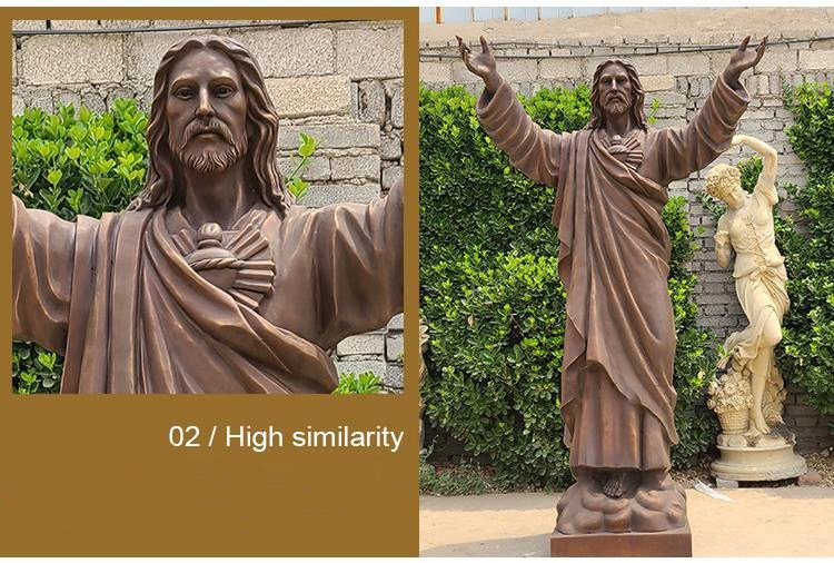 3.2.custom made bronze religious statues mily sculpture